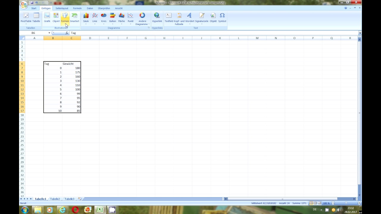 Excel Xy Diagramm Erstellen Youtube