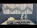 Easy DIY Glitter/Crushed Glass Painting