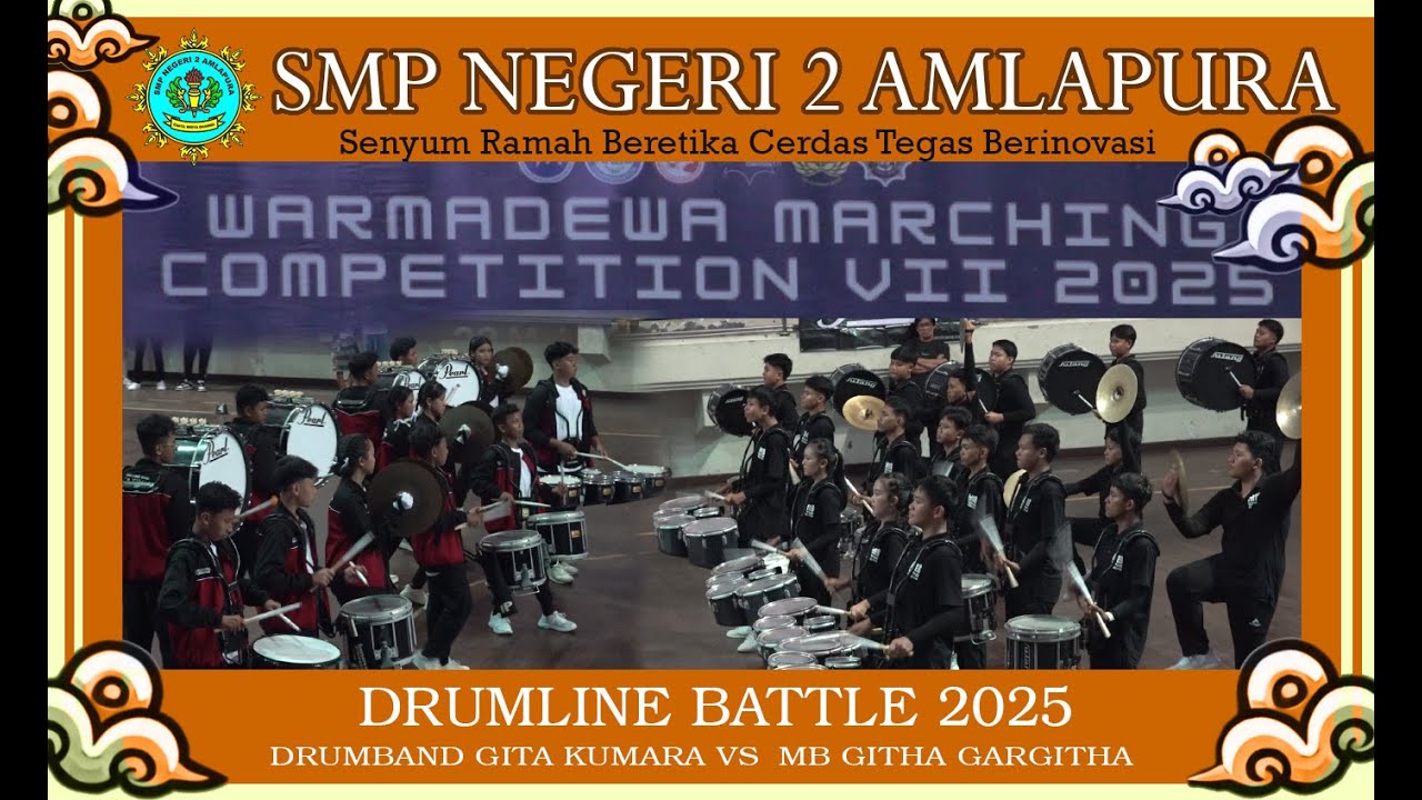 SMP NEGERI 2 AMLAPURA : Drumline Battle 