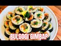 Gimbap (Kimbap 김밥) w Bulgogi + FRIED GIMBAP [불고기김밥 만들기] Korean-Style Rice Rolls [Korean Sushi]