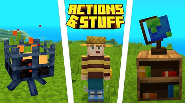 EVERY SECRET FEATURE in Actions & Stuff (Minecraft Bedrock)