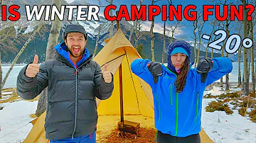 FIRST TIME WINTER CAMPING | Are we still together? |