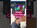 Affinity | Color Panel Options #affinity #tutorial