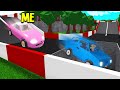 I Entered A RACE.. But The Owner Was STEALING Our CARS! (Roblox Bloxburg)