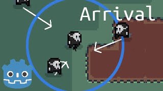 Steering Behaviors in Godot - Arrival