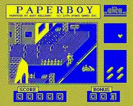 BBC MICRO Paperboy