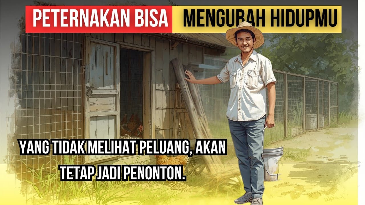 peternakan  ayam yang awalnya 10 ekor menjadi 10 ribu ekor, Dan Finansial berubah total