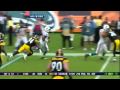 Pat White Injured on Helmet to Helmet Hit By Ike Taylor. Steelers vs. Dolphins.flv