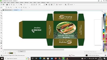 Cara Membuat Desain Box Makanan di CorelDraw