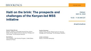 Haiti on the brink: The prospects and challenges of the Kenyan-led MSS initiative