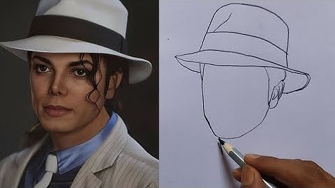 How to draw Michael Jackson / Michael Jackson Easy Drawing