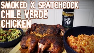 Smoked Spatchcock Chicken | Char-Griller Grand Champ XD | Spanglish Asadero Chile Verde by It's Ryan Turley 3,021 views 3 years ago 10 minutes, 41 seconds