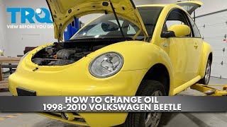 Sports Performance How to Change Oil 1998-2010 Volkswagen Beetle