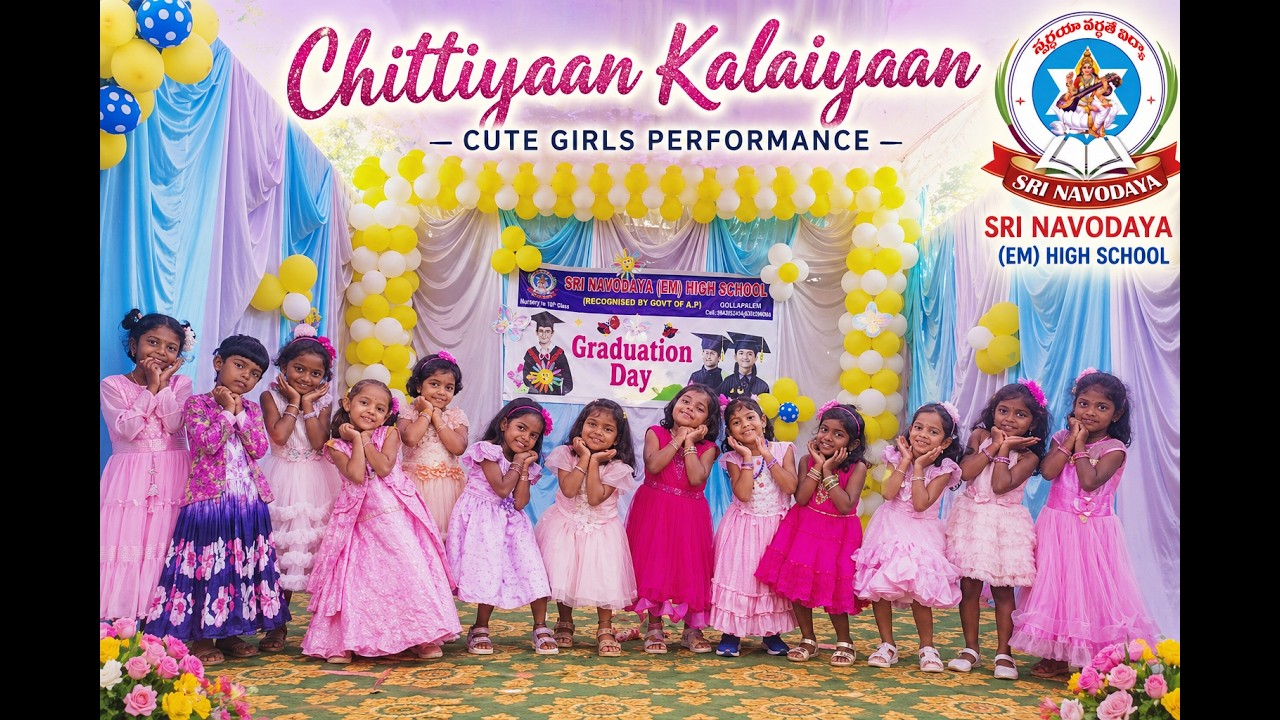 Chittiyaan Kalaiyaan 💃 Cute Girls Dance | Sri Navodaya Students 🔥 - YouTube
