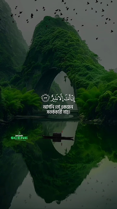 Really beautiful Recitation Surah Fathir || Ayat 23-26 || Imanic Scene