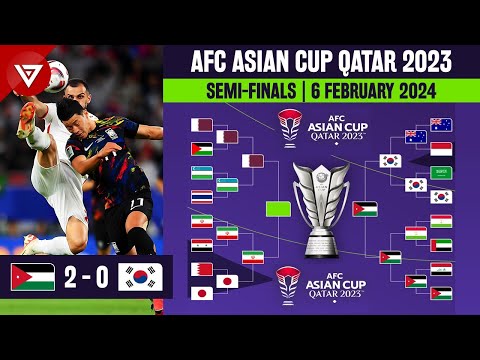 🔴 Jordan vs South Korea - Semi-finals Results AFC Asian Cup Qatar 2023 as of February 6 2024