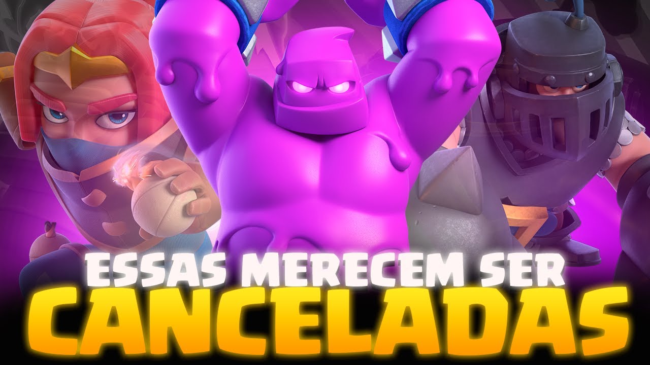 AS CARTAS MAIS INFELIZES JA LANÇADAS NO CLASH ROYALE...