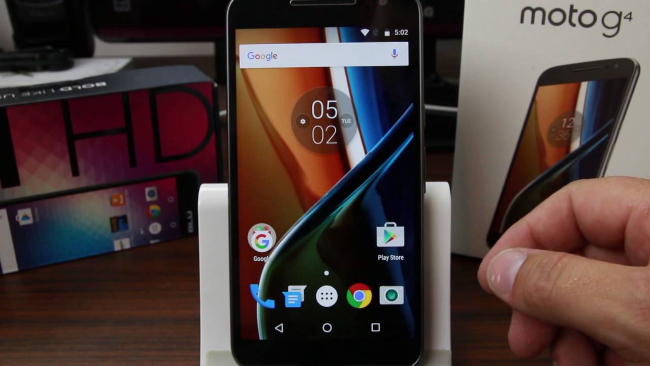Motorola G 4th gen Unboxing and YouTube