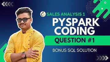 Pyspark Coding Question | Leetcode Sales Analysis 1 | Data Engineer Interview Questions