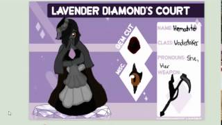 Hematite Gemsona #1 Speed Paint and Updates (Read Description)
