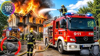 City Rescue Fire Truck Simulator - New Fire Fighting Fireman Daily Job Truck Game! Android Gameplay screenshot 1