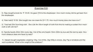 Decimals|Decimal subtraction word problems