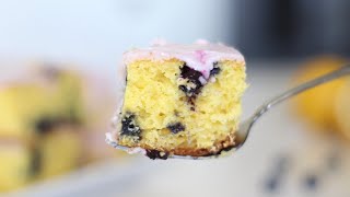 Fresh BLUEBERRY LEMON CAKE BARS Recipe | Easy Homemade Recipes using Box Cake mix by Mansa Queen 4,475 views 1 year ago 8 minutes, 6 seconds