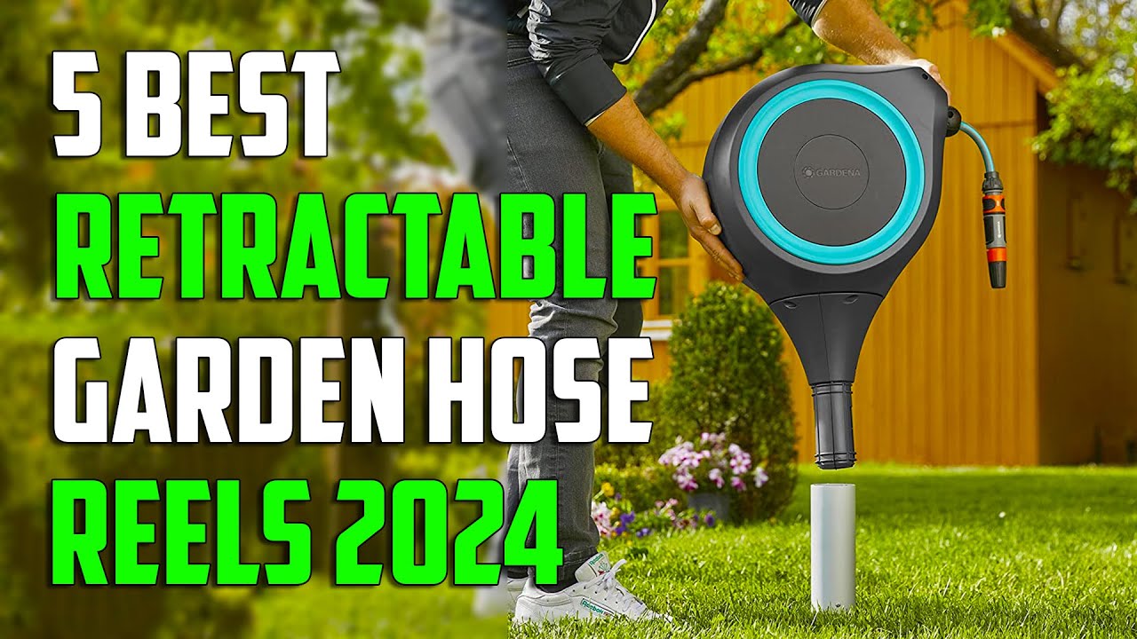 TOP 5 Best Retractable Garden Hose Reels 2024 - YouTube