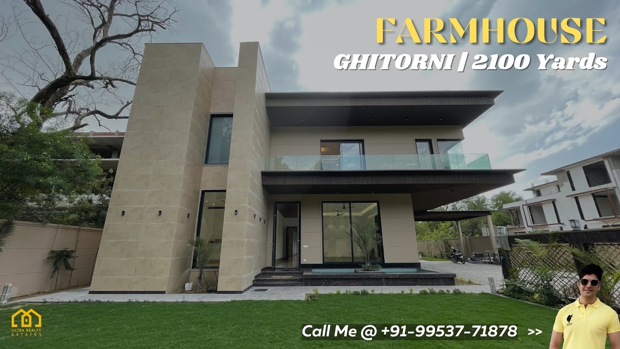 Explore South Delhi's Ultimate Luxury Farmhouse | 2000 Sq Yards | Infinity Pool & More! 