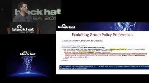 Black Hat USA 2015 - Red Vs Blue Modern Active Directory Attacks, Detection, And Protection