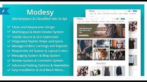 Modesy   Marketplace & Classified Ads Script