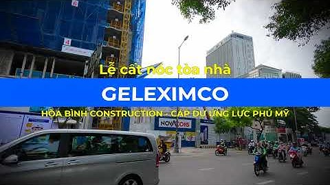 Lễ cất nóc tòa nha Geleximco Tân Bình | PMEC - Hòa Bình Construction
