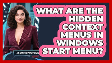What Are The Hidden Context Menus In Windows Start Menu? - All About Operating Systems
