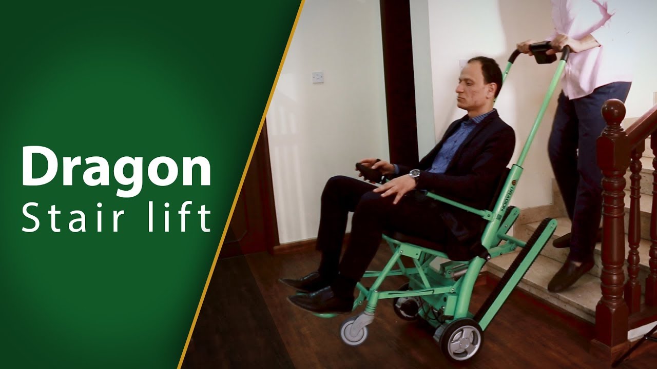 Dragon stair lift كرسي كهربائي بخاصية صعود الدرج