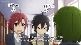 Horimiya episode 11 english sub. Who is Taller Miyamura or Yanagi kun 😂😜😝