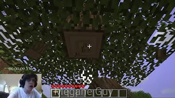 Minecraft Tree Cutting Speedrun | (World Record 00:00:19.620)