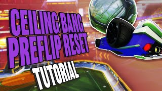 NEW WAY TO GET A FLIP RESET! Ceiling Bang Preflip Reset Tutorial (Javinon Reset?) | Rocket League