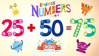 Endless Numbers 75 | Learn Number Seventy-five | Fun Learning for Kids
