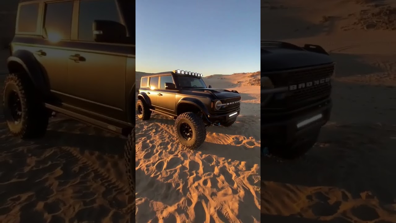 Desert Dominance: Bronco Goes Beast Mode with Off-Road Mods!
