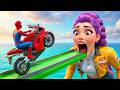 الرجل العنكبوت انقاذ باتمان Spider-Man Rescue batman vs iron man vs venom funny Game GTA 5 superhero