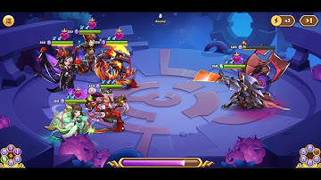 Idle heroes realms gate 110 void corruption final boss in one shot.