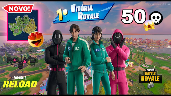 ROUND 6 CHEGOU AO FORTNITE E JOGUEI O NOVO MAPA DO RELOAD E PEGUEI 50 ELIMINAÇÕES NO SOLO TROCAÇÃO