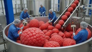 Inside the Modern Raspberry Factory: From Field to Dessert (Full Process Tour)