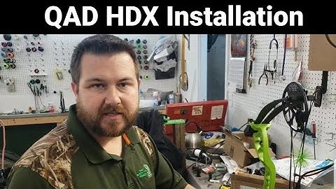 Installing a QAD HDX arrow rest on a PSE Mini Burner @ The Archeryshack