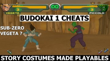 Dragon Ball Z Budokai 1 Cheats : Story Mode Costumes playables
