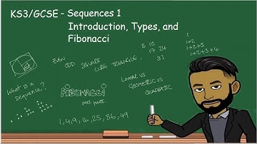 KS3/GCSE Maths - Sequences 1 - Intro, Types, Vocab and Fibonacci