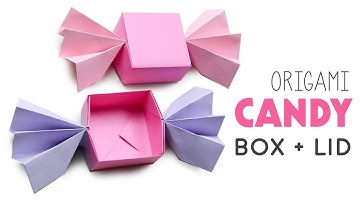 Origami Candy Box + Lid - Paper Kawaii