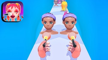 Makeup Shuffle ​- All Levels Gameplay Android,ios (Levels 1-3)