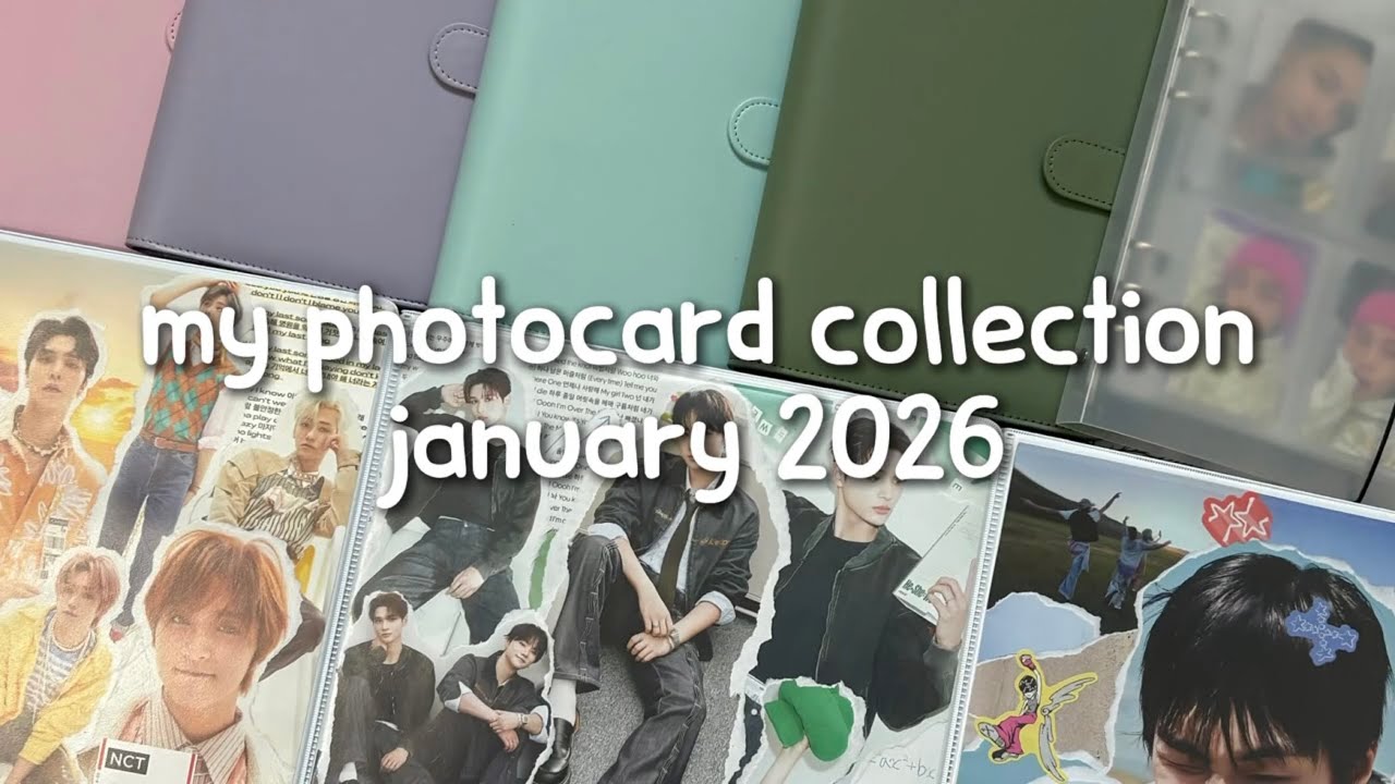 my photocard collection: january 2026!