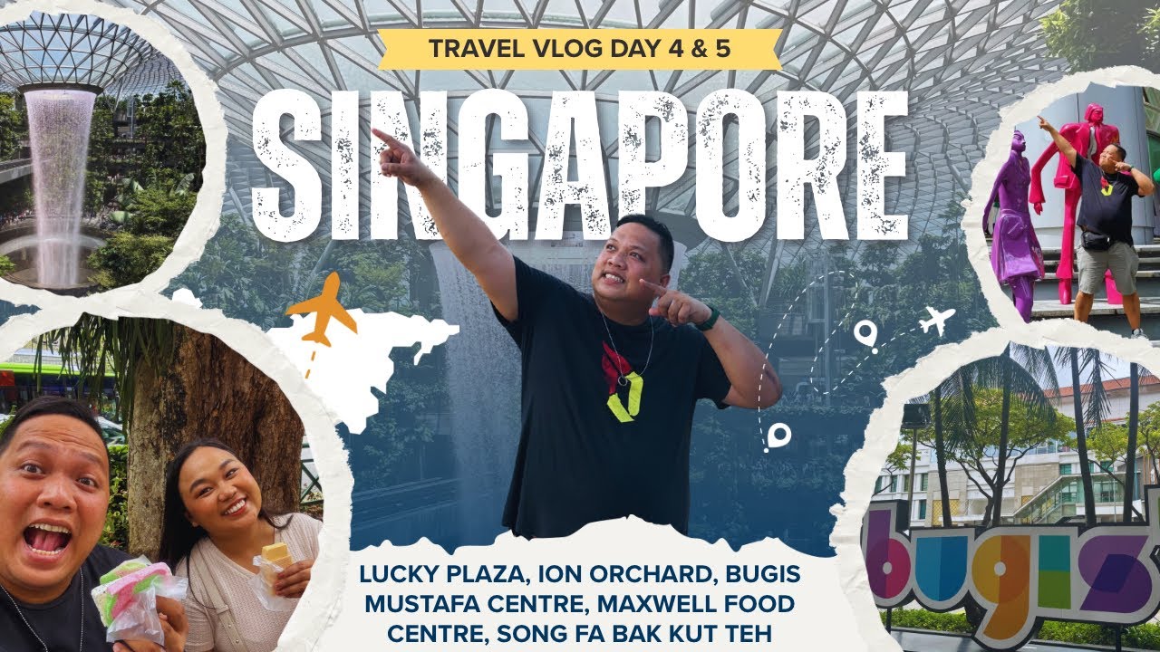 ION ORCHARD | LUCKY PLAZA | BUGIS | MUSTAFA CENTRE | MAXWELL FOOD CENTRE | SINGAPORE VLOG